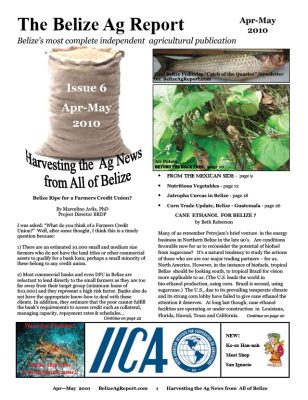 Belize Ag Report | Issue 06 - Apr 2010