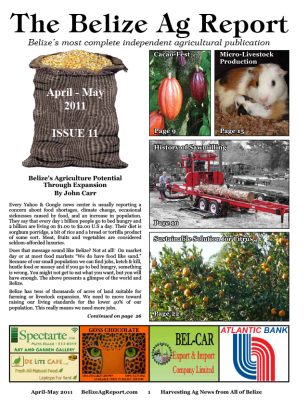 Belize Ag Report | Issue 11 - Apr 2011