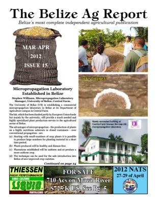 Belize Ag Report | Issue 15 - Mar 2012