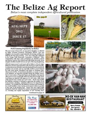 Belize Ag Report | Issue 17 - Aug 2012